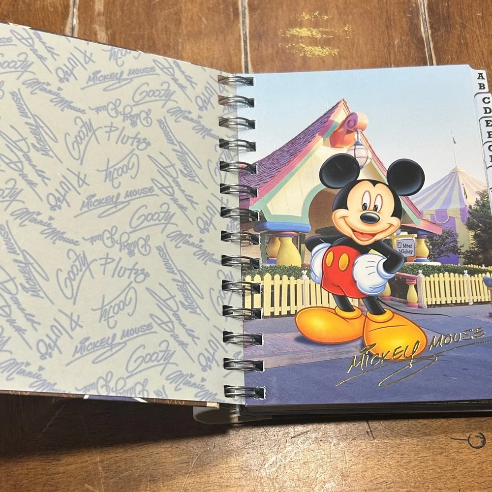 Disney Character Address Book Vintage